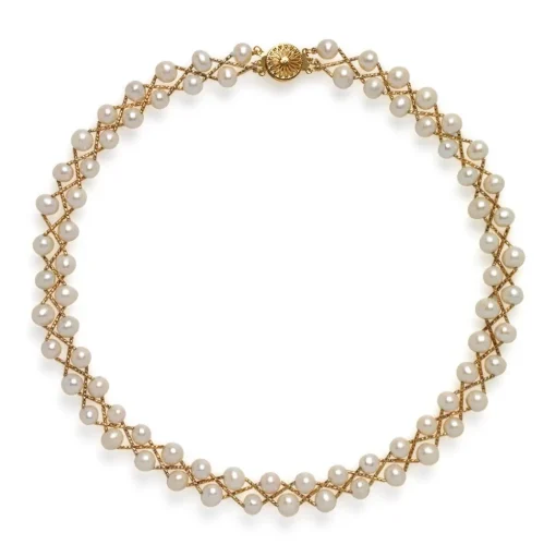 Necklaces*The Met Store Braided Pearl Necklace