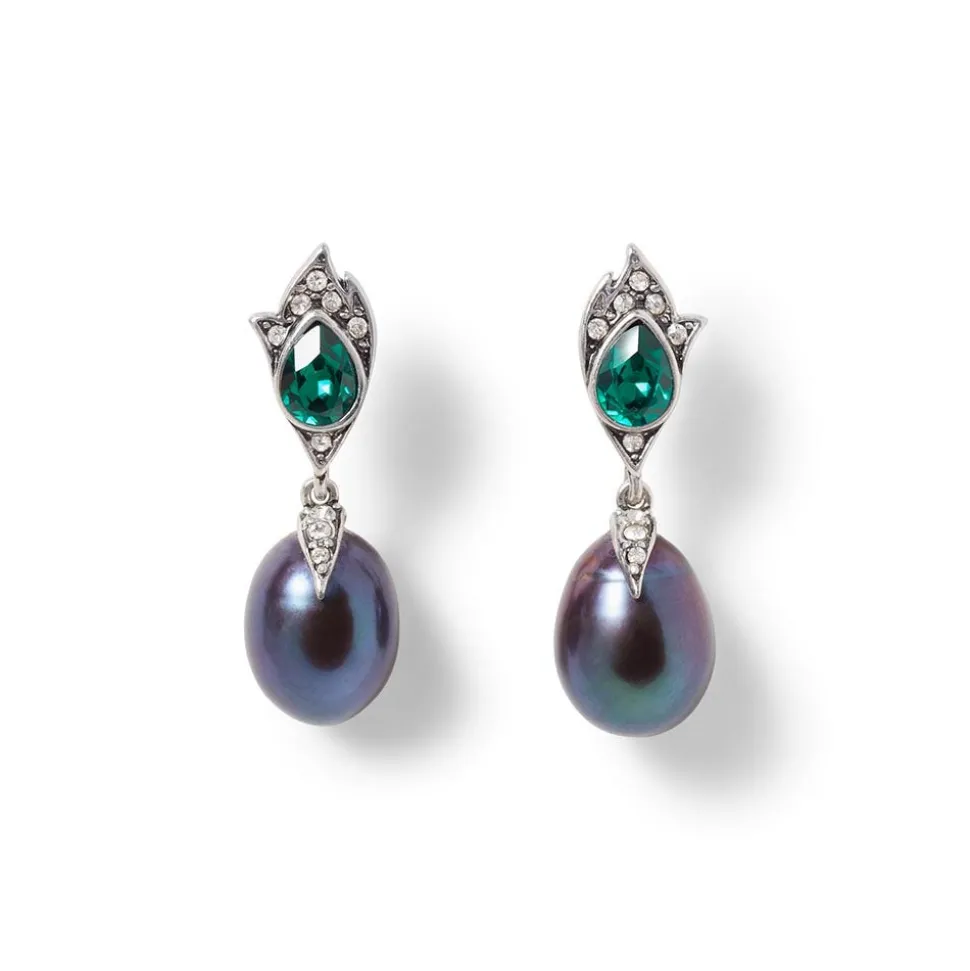 Jewelry Sets*The Met Store Chelsea Peacock Pearl Necklace and Drop Earrings Set