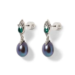 Jewelry Sets*The Met Store Chelsea Peacock Pearl Necklace and Drop Earrings Set