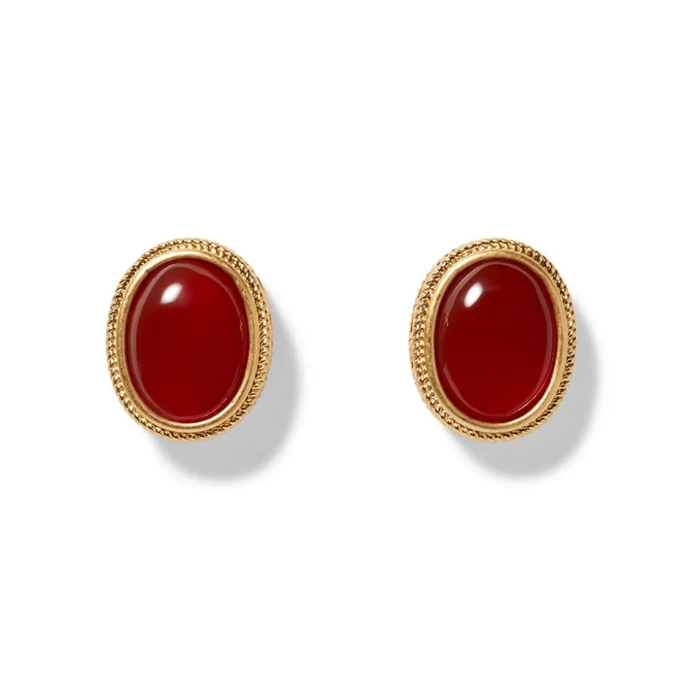 Earrings*The Met Store Classical Carnelian Stud Earrings