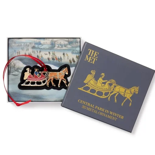 Ornaments*The Met Store Currier & Ives Winter Sleigh Ornament
