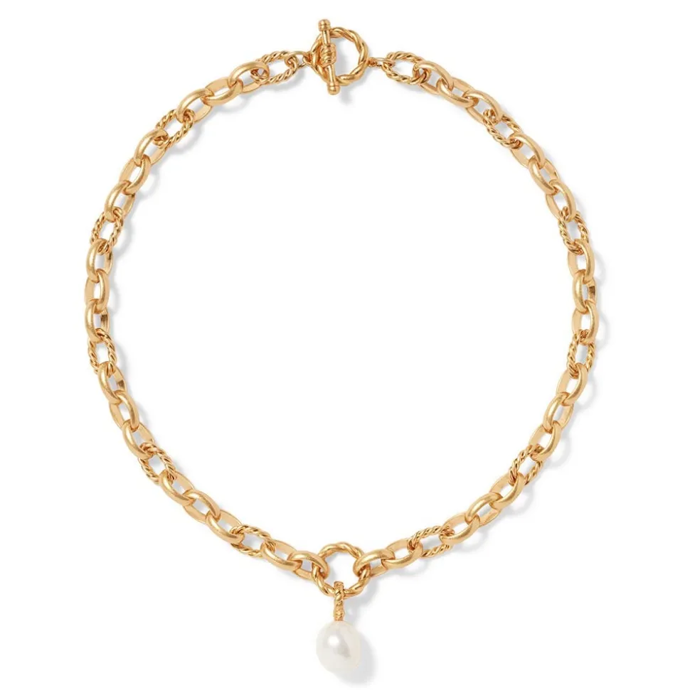 Jewelry Sets*The Met Store Cypriot Twist Pearl Chain Pendant Necklace and Triple-Hoop Earrings Set