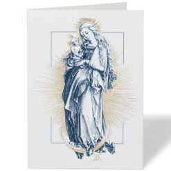 Holiday Cards*The Met Store Dürer: Virgin on the Crescent Fine Holiday Cards with Lined Envelopes and Foil Seals