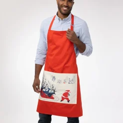 Tableware*The Met Store Earle Santa and Deer Apron with Pocket