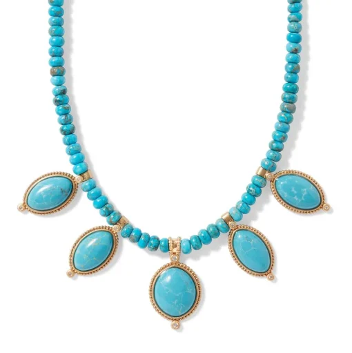 Necklaces*The Met Store Egyptian Hathor Turquoise Multi-Drop Necklace