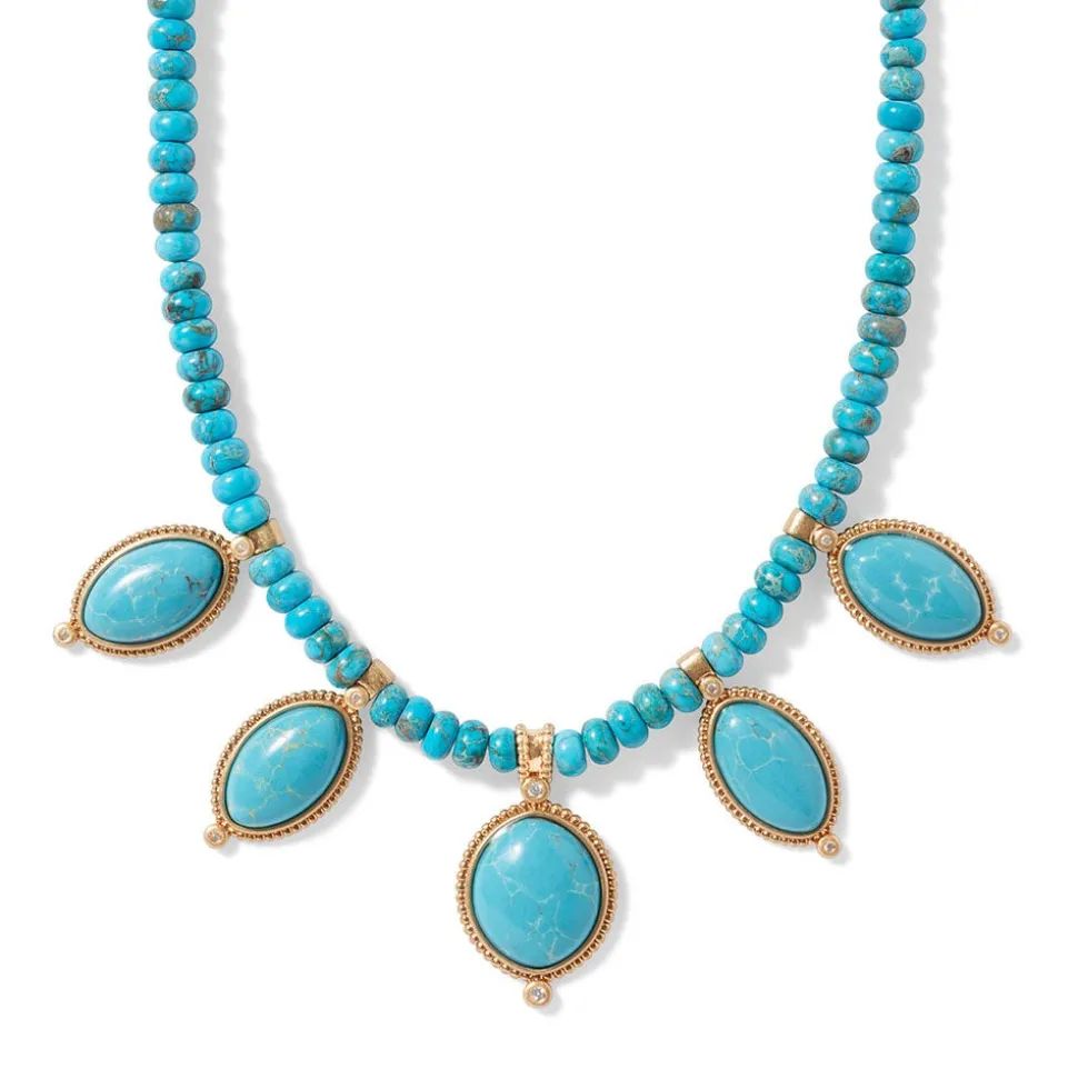 Necklaces*The Met Store Egyptian Hathor Turquoise Multi-Drop Necklace