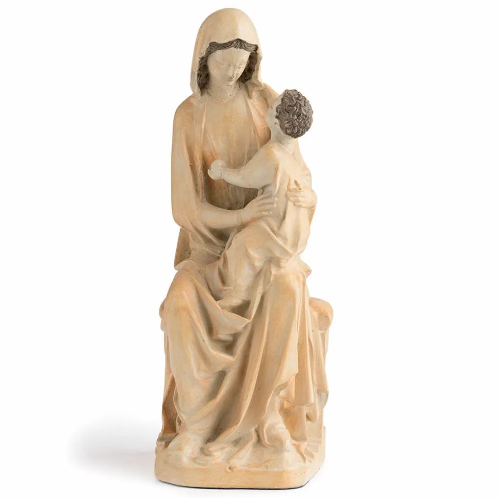 Sculpture*The Met Store Enthroned Virgin and Child Sculpture