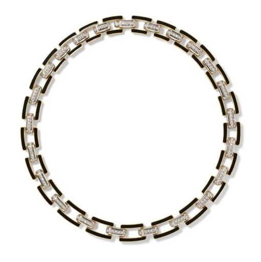 Jewelry Sets*The Met Store European Buckle Enamel Collar Necklace and Drop Earrings Set