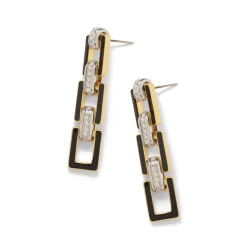 Earrings*The Met Store European Buckle Enamel Drop Earrings