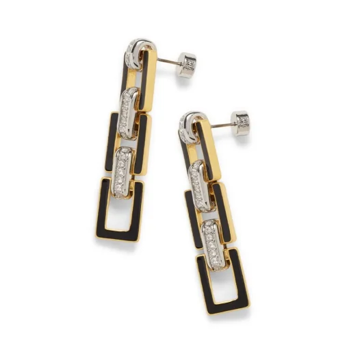 Earrings*The Met Store European Buckle Enamel Drop Earrings