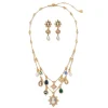 Jewelry Sets*The Met Store European Cameo Charm Necklace and Drop Earrings Set