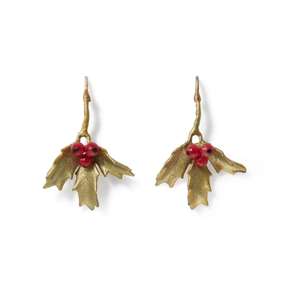 Earrings*The Met Store Holly Berry Jade Drop Earrings