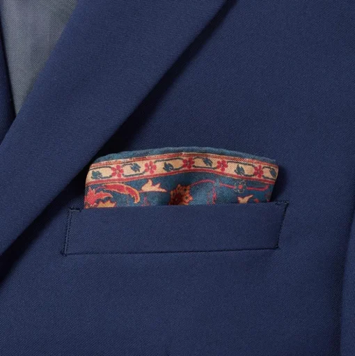 Small Accessories*The Met Store Iranian Vase Carpet Silk Pocket Square