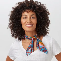 Scarves & Wraps*The Met Store Johnson Three Children Silk Neckerchief