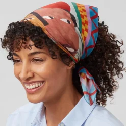 Scarves & Wraps*The Met Store Johnson Three Children Silk Neckerchief