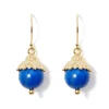 Earrings*The Met Store Lotus Bead Drop Earrings