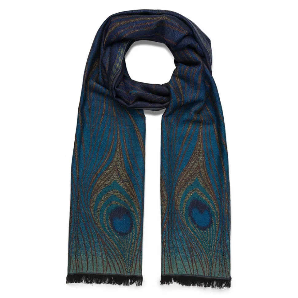 Scarves & Wraps*The Met Store Louis C. Tiffany Peacock Feather Wool-Blend Shawl