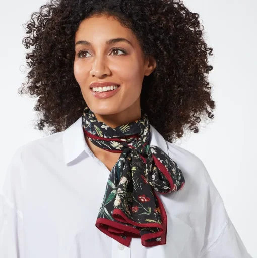Scarves & Wraps*The Met Store Medieval Millefleurs Oblong Silk Scarf