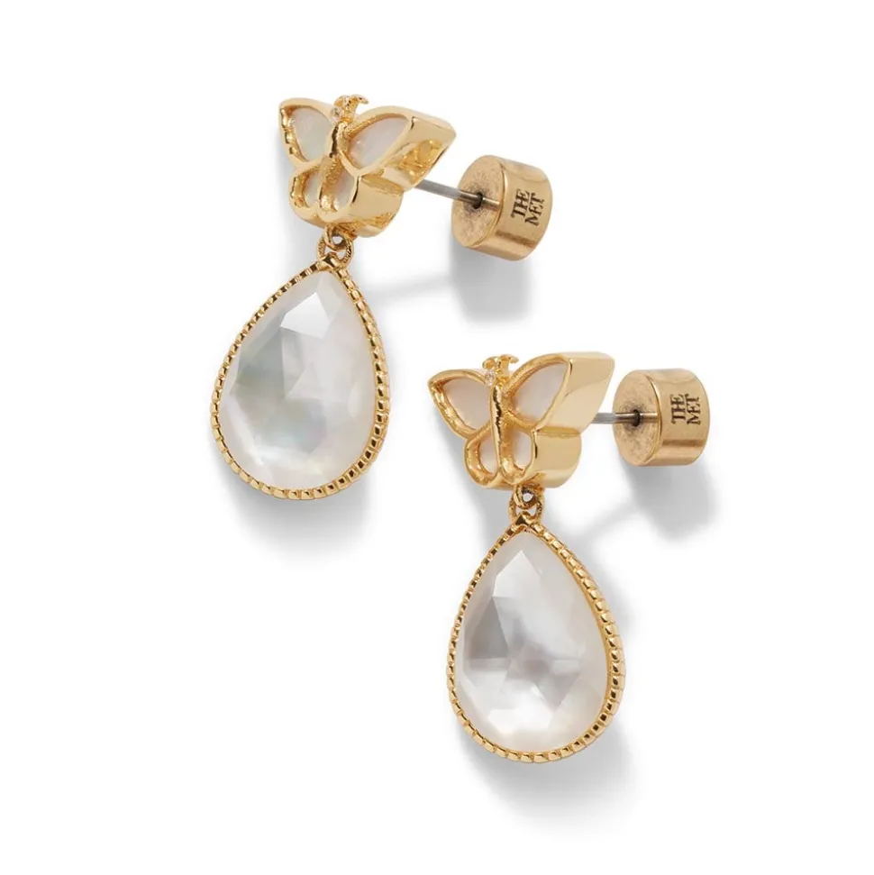 Jewelry Sets*The Met Store Meiji Butterfly Pendant Necklace and Drop Earrings Set