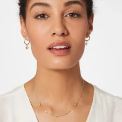 Earrings*The Met Store Moon and Star Hoop Earrings