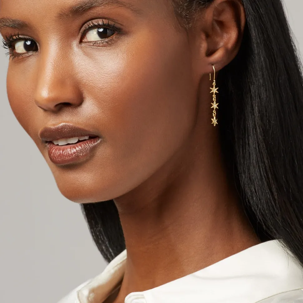 Earrings*The Met Store Moon and Stars Drop Earrings