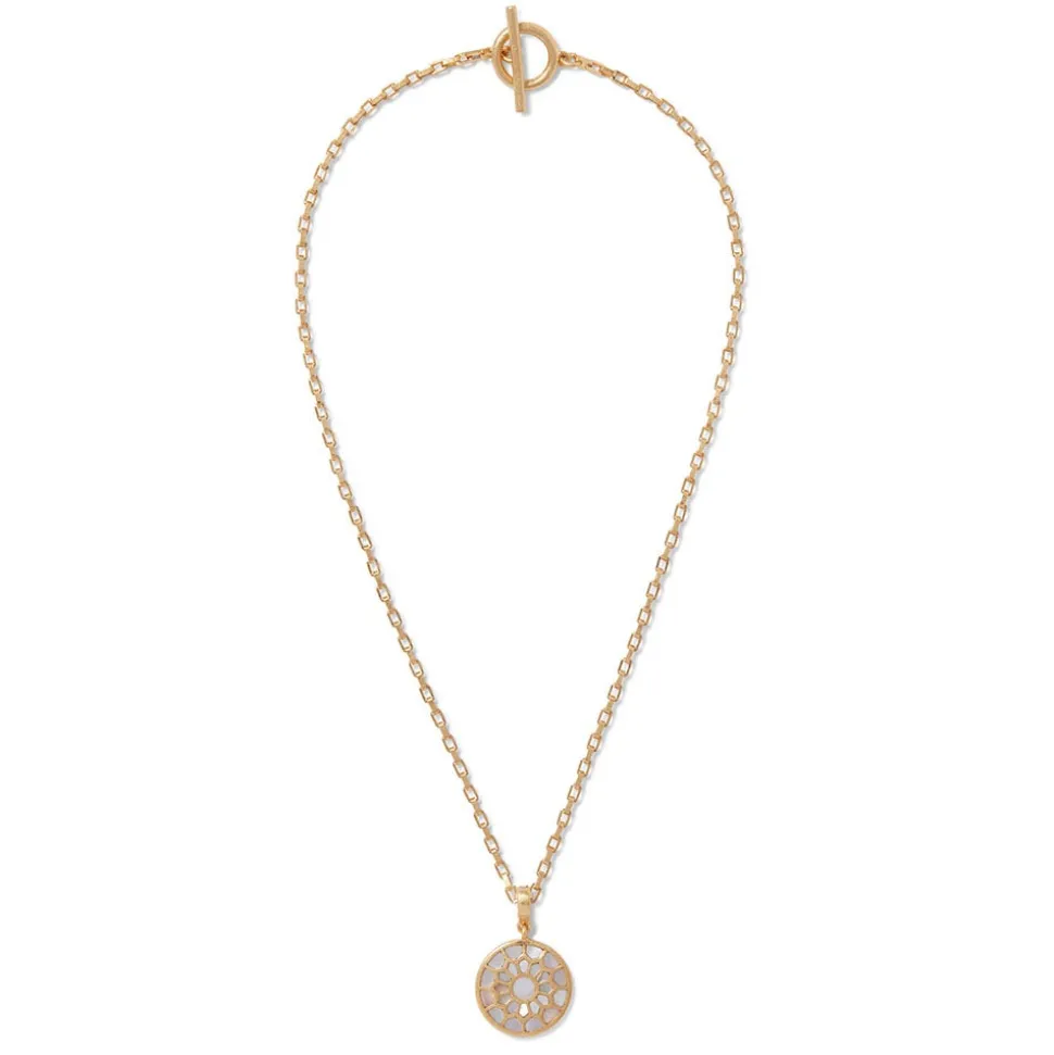 Necklaces*The Met Store Mother-of-Pearl Mosaic T-Bar Pendant Necklace