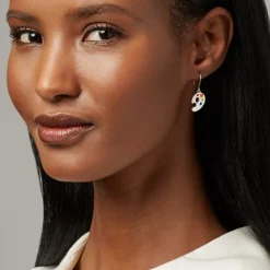 Earrings*The Met Store Paintbrush and Palette Drop Earrings