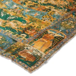 Scarves & Wraps*The Met Store Persian Pictorial Textile Oversize Oblong Scarf