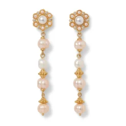 Jewelry Sets*The Met Store Philippine Pearl Double-Strand Necklace and Linear Drop Earrings Set