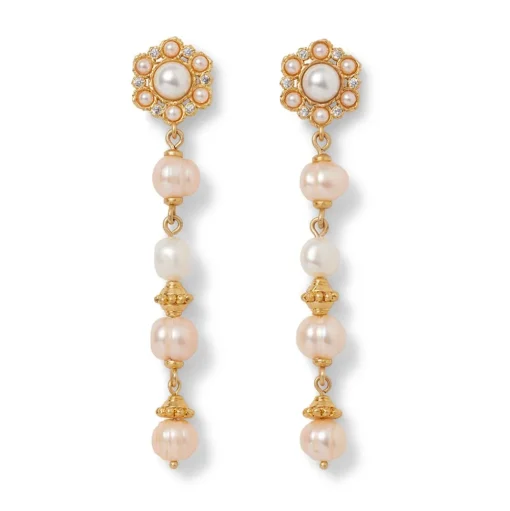 Jewelry Sets*The Met Store Philippine Pearl Double-Strand Necklace and Linear Drop Earrings Set