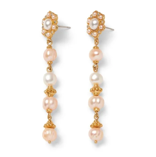 Jewelry Sets*The Met Store Philippine Pearl Double-Strand Necklace and Linear Drop Earrings Set