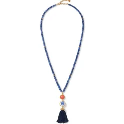 Jewelry Sets*The Met Store Qing Bottle Lariat Necklace and Floral Drop Earrings Set