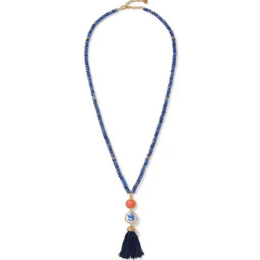 Jewelry Sets*The Met Store Qing Bottle Lariat Necklace and Floral Drop Earrings Set