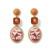 Earrings*The Met Store Qing Bottle Lotus Pond Drop Earrings