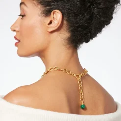 Necklaces*The Met Store Roman Malachite Statement Necklace