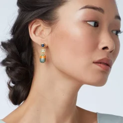 Earrings*The Met Store Royal Scarab Drop Earrings