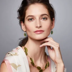 Necklaces*The Met Store Sage Leaf Choker