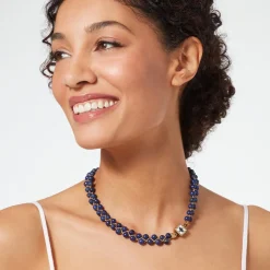Necklaces*The Met Store Spanish Baldric Lapis Braided Necklace
