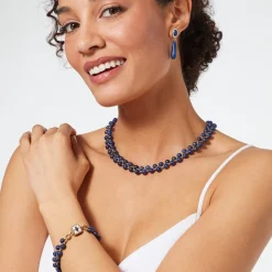 Necklaces*The Met Store Spanish Baldric Lapis Braided Necklace