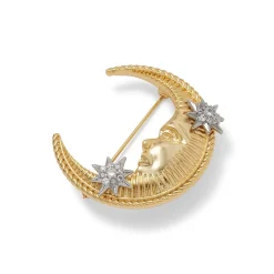 Pins & Brooches*The Met Store Spanish Day and Night Moon Brooch