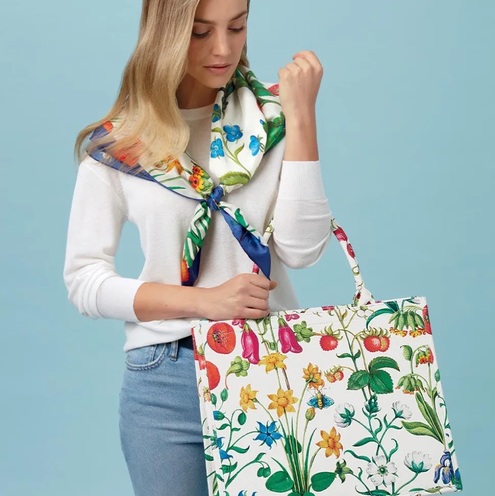 Scarves & Wraps*The Met Store The Met Cloisters Garden Square Silk Scarf