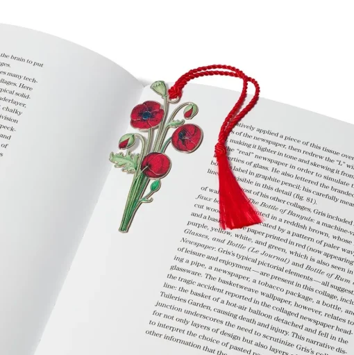 Office*The Met Store The Met Cloisters Garden Poppy Bookmark