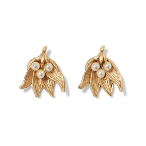 Earrings*The Met Store The Met Cloisters Garden Fava Bean Stud Earrings
