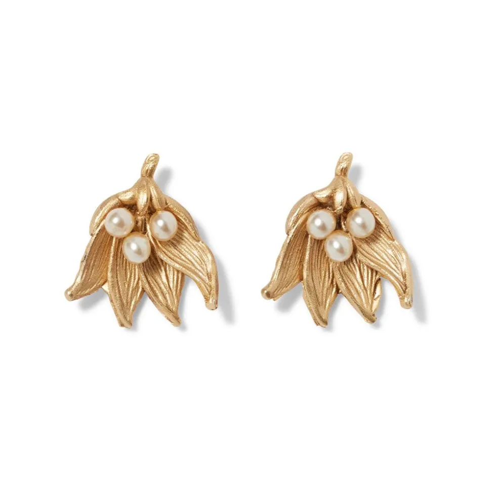 Earrings*The Met Store The Met Cloisters Garden Fava Bean Stud Earrings