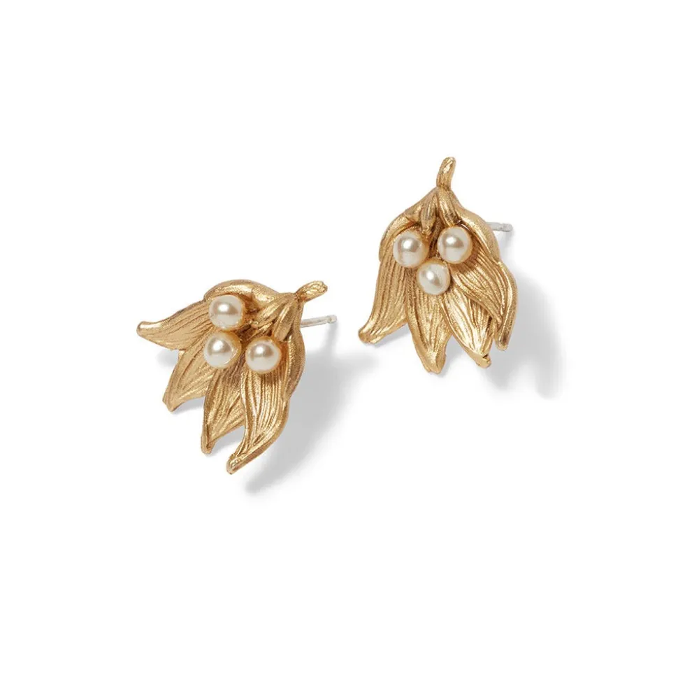Earrings*The Met Store The Met Cloisters Garden Fava Bean Stud Earrings