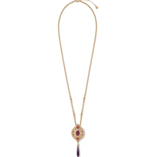Necklaces*The Met Store Turkish Amethyst Long Pendant Necklace