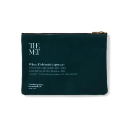 Bags*The Met Store Van Gogh Wheat Field with Cypresses Zip Pouch