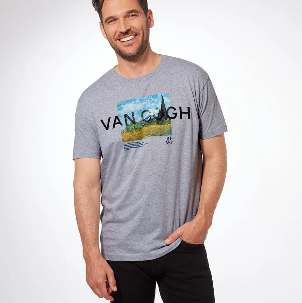 Clothing*The Met Store Van Gogh Wheat Field With Cypresses Unisex Tee