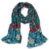 Scarves & Wraps*The Met Store William Morris Mixed Patterns Oblong Silk Scarf