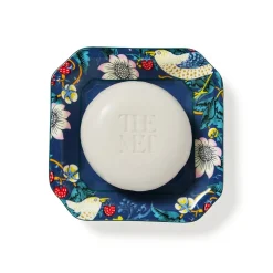 Decorative Accents*The Met Store William Morris Strawberry Thief Scented Soap and Porcelain Dish Gift Set
